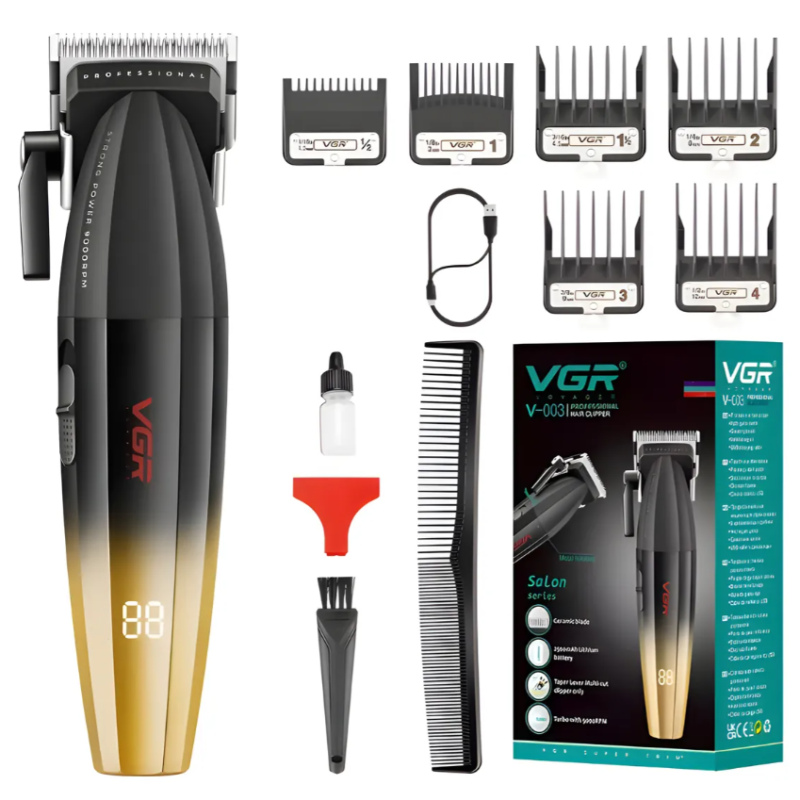 Cortadora De Cabello Vgr V-003 Inalámbrica 9000rpm